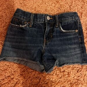 Girls Old Navy Dark Blue Jean Shorts